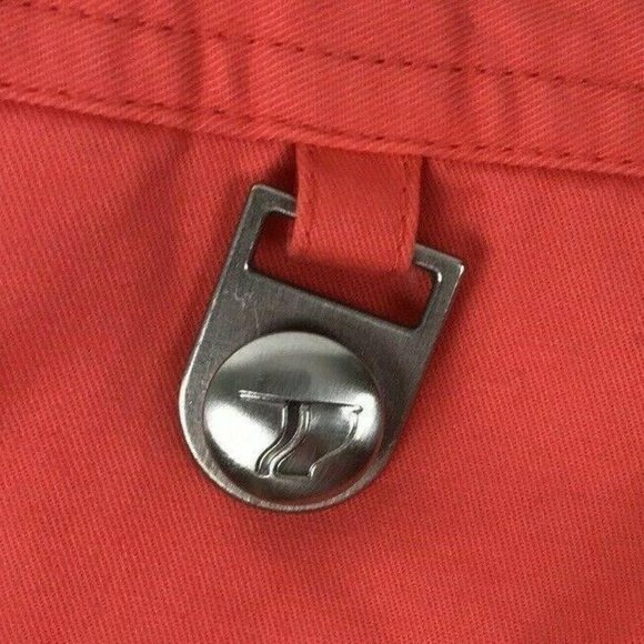 Golf American Womens 6 Stretch Orange Mini Skort Coral Tennis Skirt Pockets - Picture 4 of 7